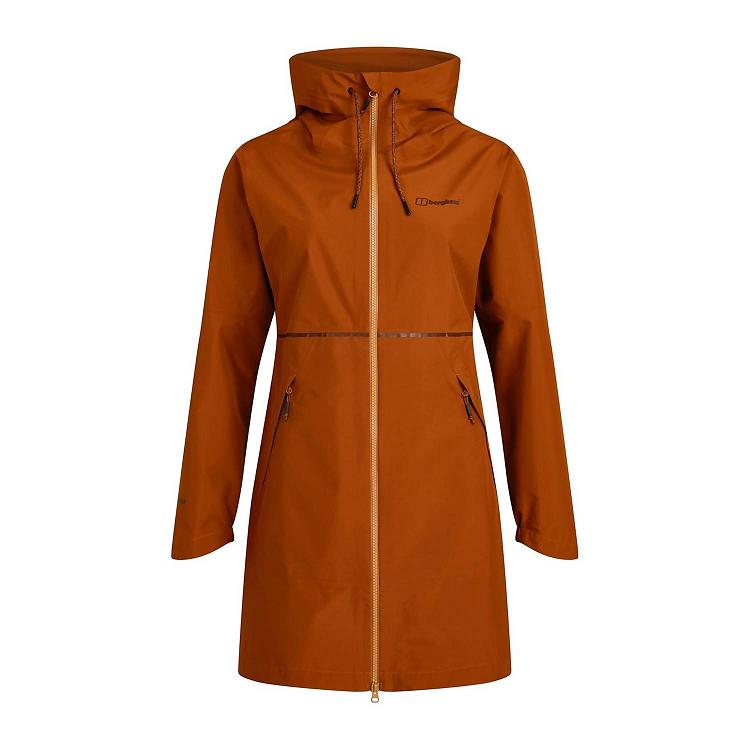 Dámska Nepremokavá Bunda Berghaus Gore Tex Rothley Hnede Slovensko 4395AKBVJ